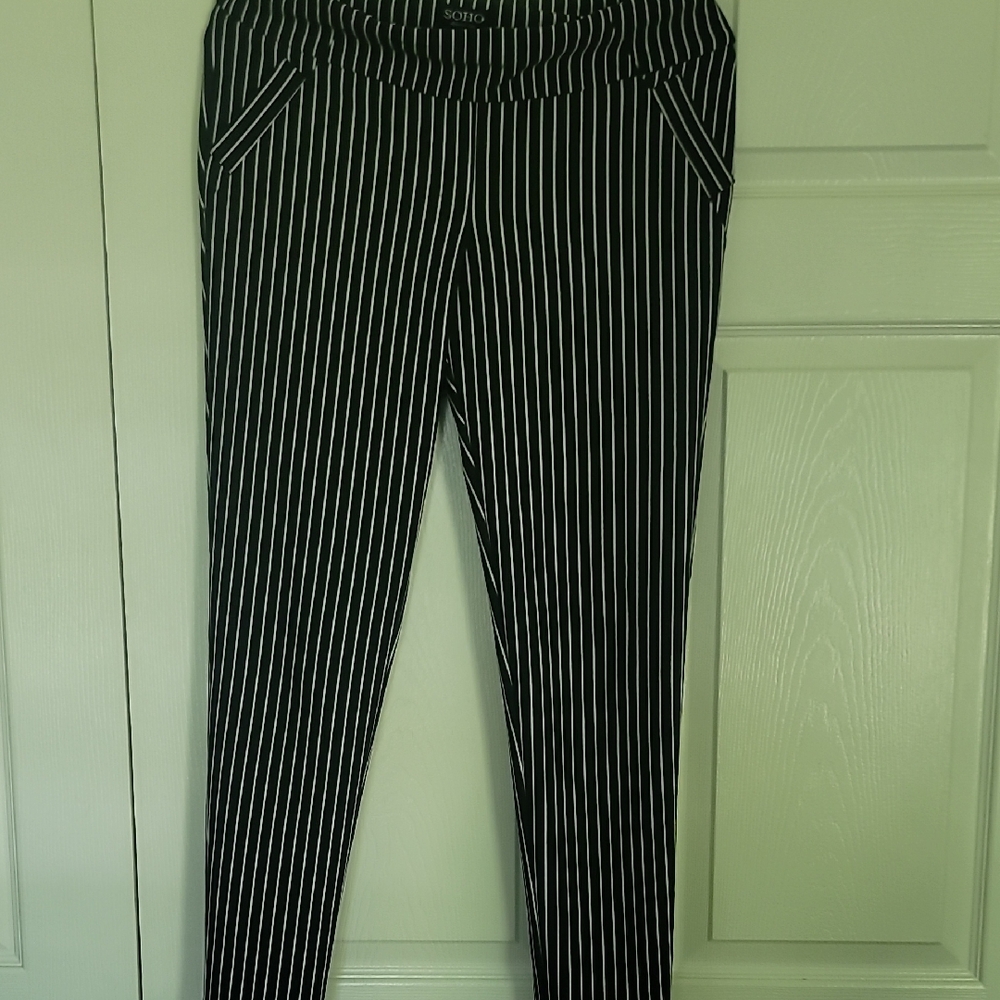 Soho Monochrome Striped Apparel